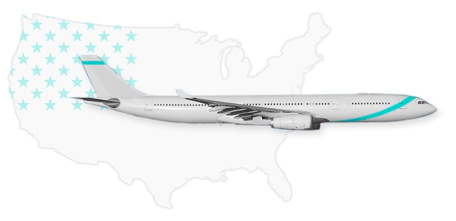 Авиаперевозки из Кстово в США и из Америки в Кстово